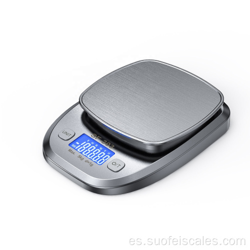 Escala de pesaje de cocina digital de acero inoxidable de acero inoxidable SF-303